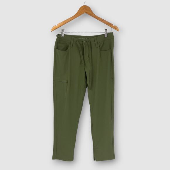 Toad & Co Jetlite Crop Pants in Thyme Green Women’s Size 4 NWT - Picture 1 of 6